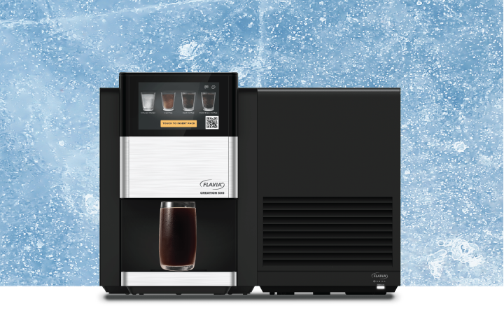 An innovative coffee brewer like the Flavia C600 brewing coffee.